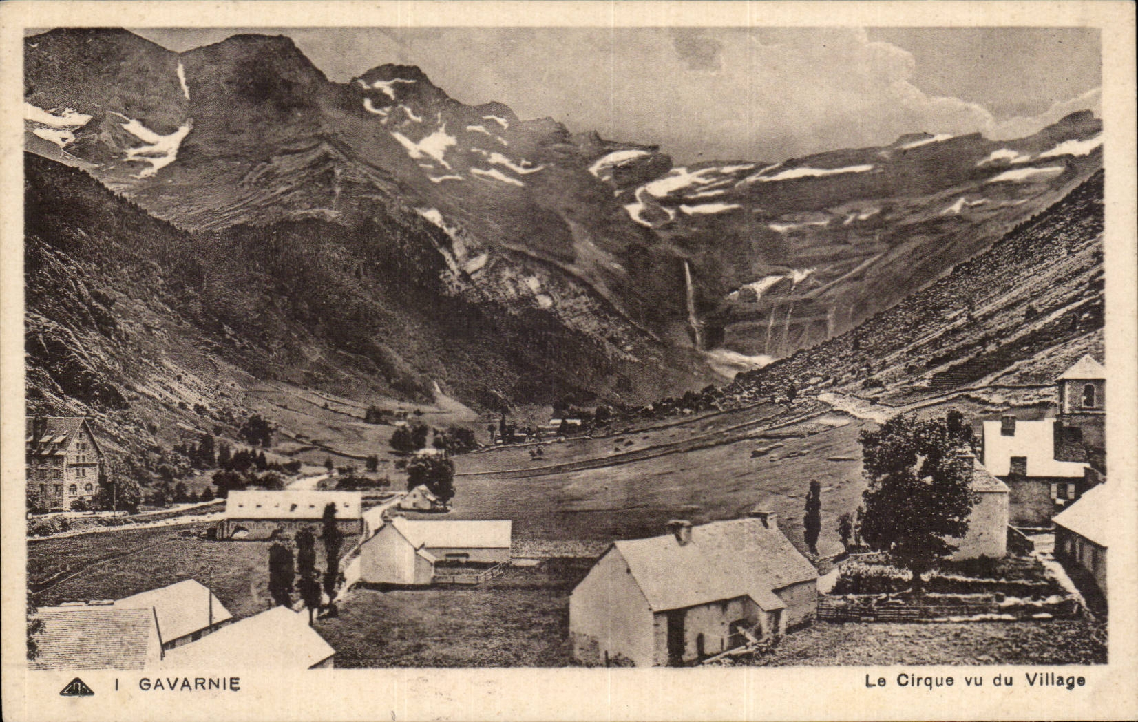 CPA Gavarnie Le cirque vu du village