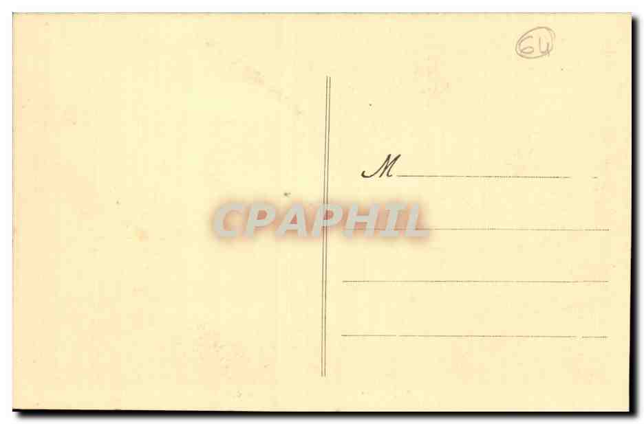 CPA Gavarnie Interieur du cirque — Verso
