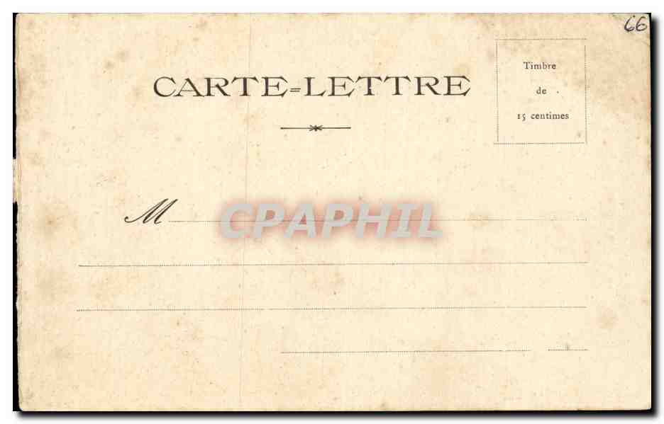CPA Arles sur Tech Vue generale Le Canigou et la montagne de Batere — Rückseite