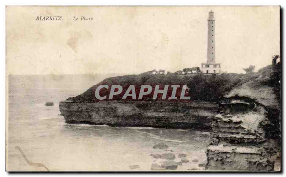 CPA Biarritz Le phare Lighthouse