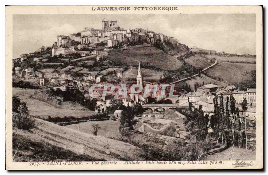 Saint-Flour — Vue générale — Édition 'Idéal' Vichy