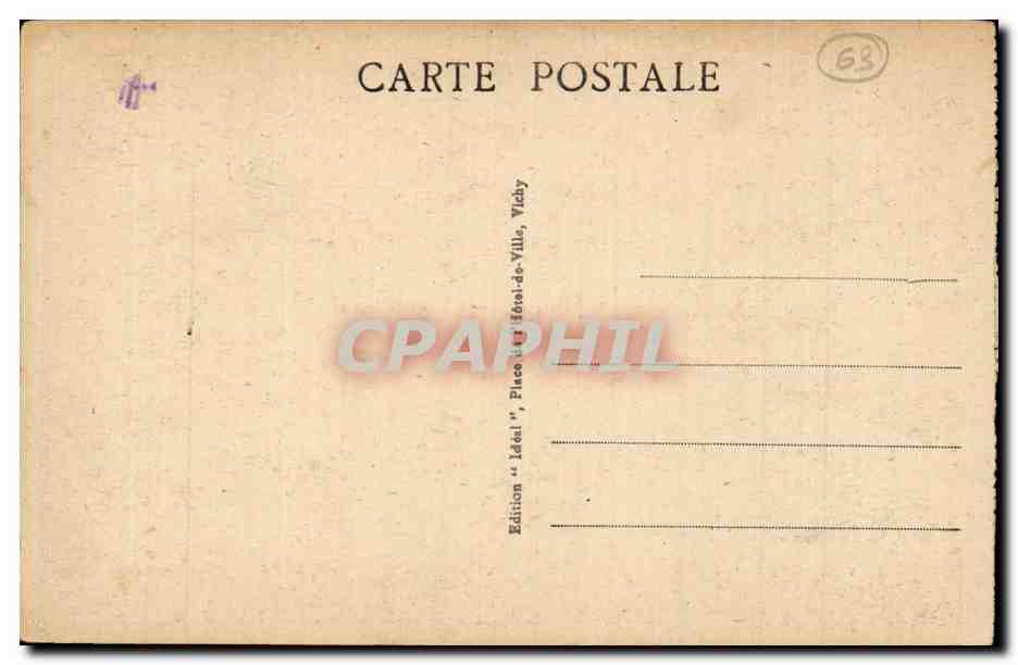 Saint-Flour — Vue générale — Édition 'Idéal' Vichy — Achterkant