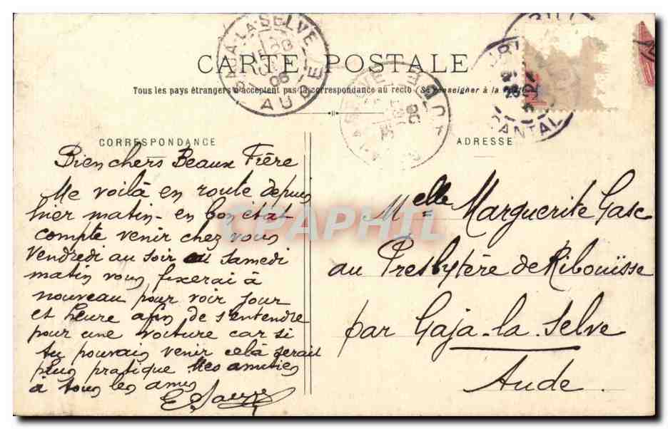 Château d'Auteroche, près Murat — éditeur Dubrieu, Murat (Gard) — Reverso