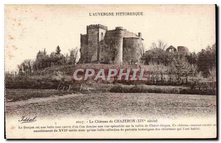 CPA Auvergne Chateau de Chazeron 