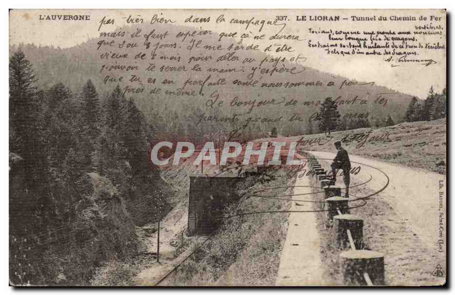 Le Lioran — Tunnel du Chemin de Fer — L'Auvergne