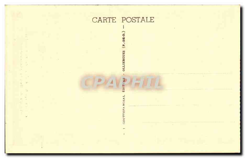Temple de Mercure — Puy-de-Dôme — G. D'O. 541, B. Sonnet (Restauration) — Reverso
