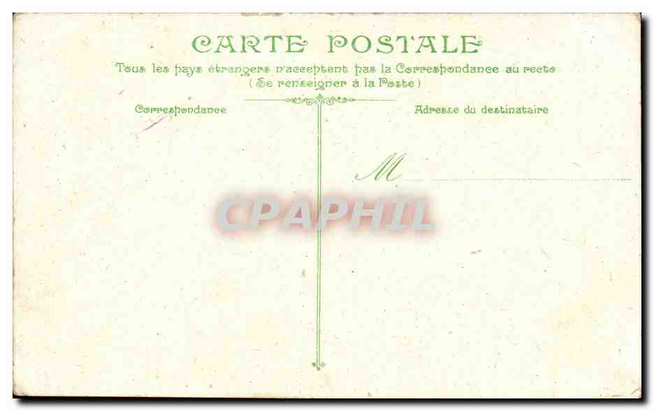 CPA Cannes L hotel Continental et le pont de Rion — Verso