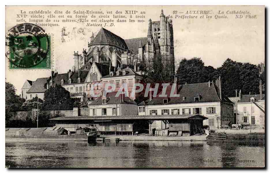 CPA Auxerre La cathedrale