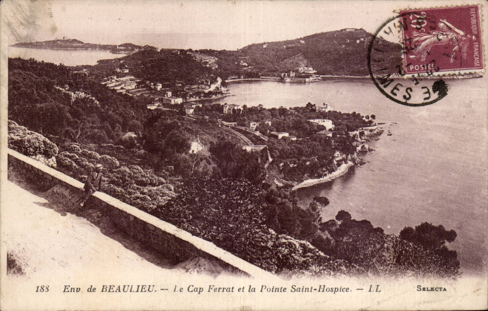 CPA Environs de Beaulieu Le cap Ferra et la pointe Sainte Hospice