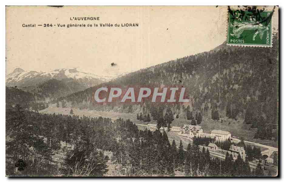 CPA Auvergne Cantal Vue generale de la vallee du Lioran