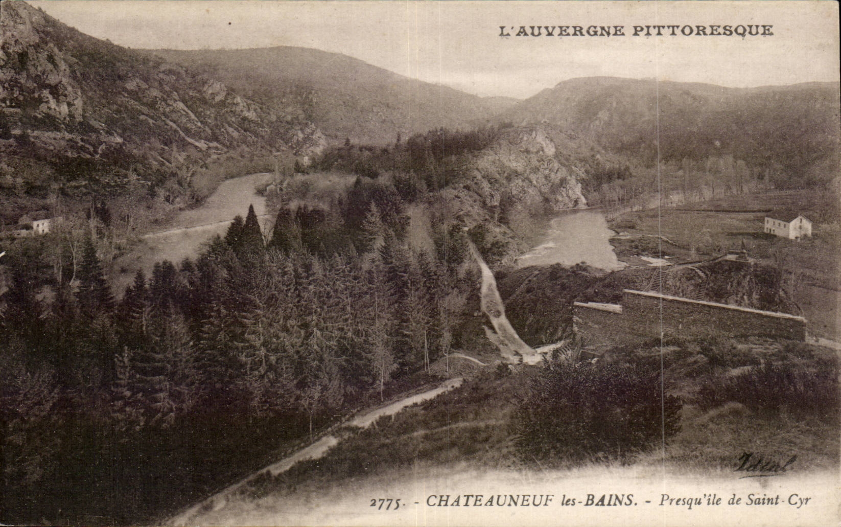 Châteauneuf-les-Bains — Presqu'île de Saint-Cyr — L'Auvergne pittoresque