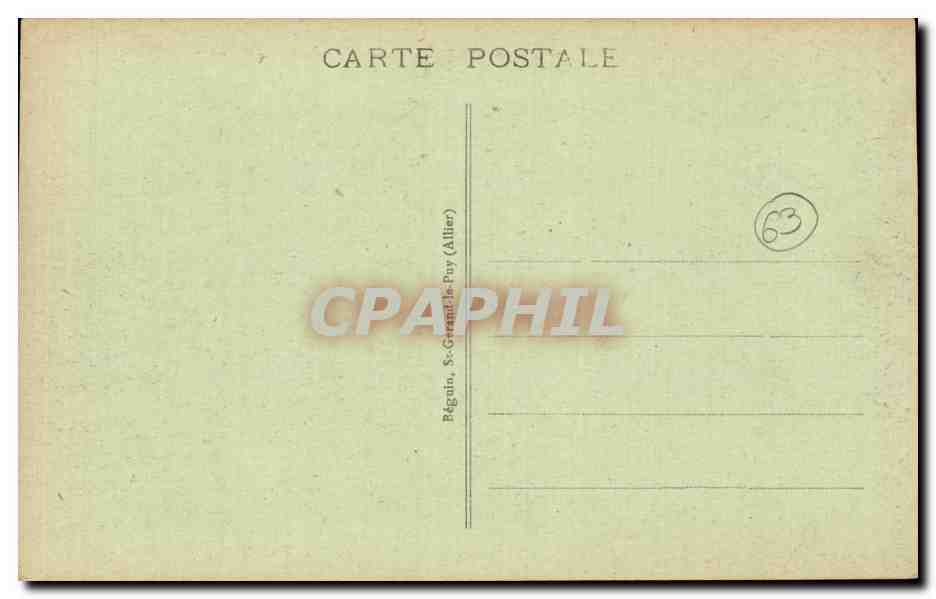 Châteauneuf-les-Bains — Presqu'île de Saint-Cyr — L'Auvergne pittoresque — Verso