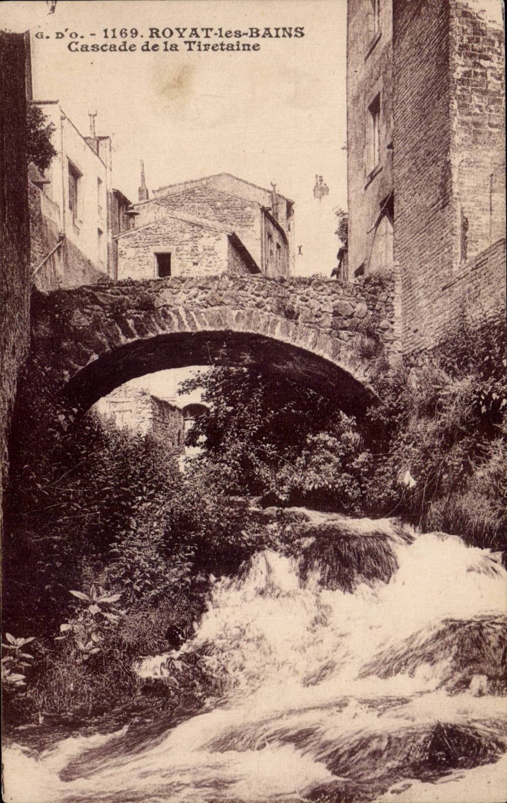 CPA Royat les Bains Cascade de la Tiretaine