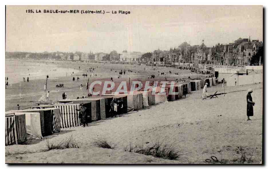 CPA La Baule sur Mer La plage 