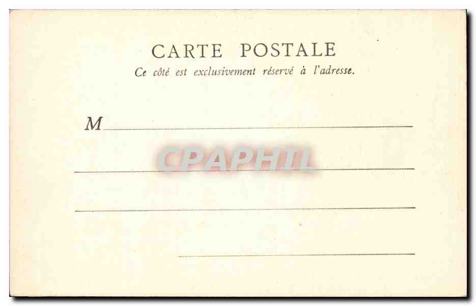 CPA Melun Hotel de ville — Rückseite