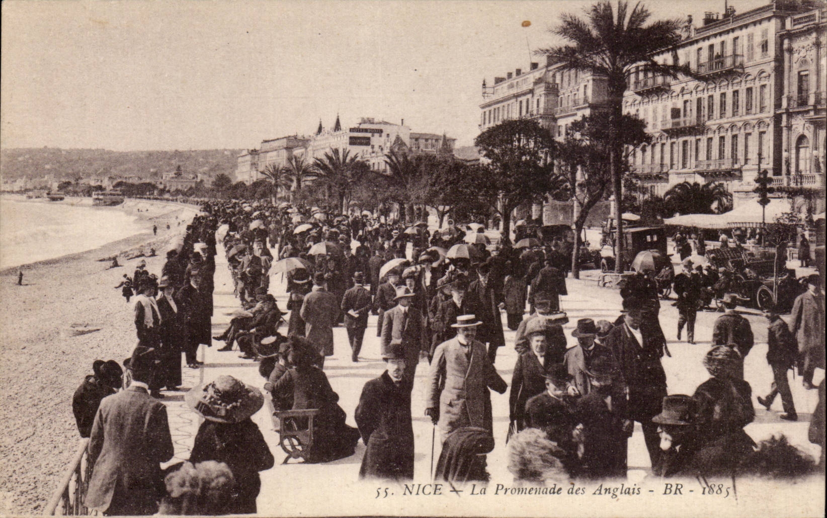 CPA Nice La promenade des anglais 