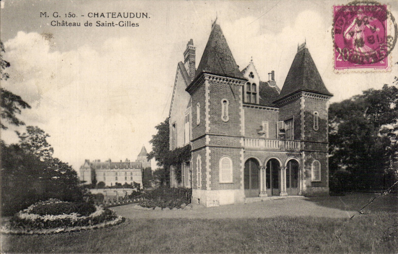 CPA Chateaudun Chateau de Saint Gilles
