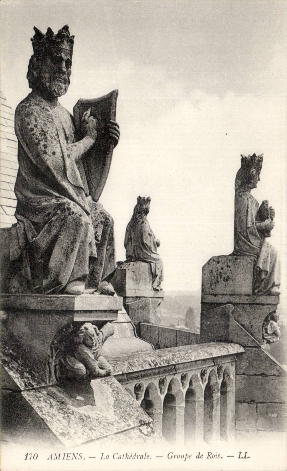 Amiens — La Cathédrale — Groupe de Rois — LL