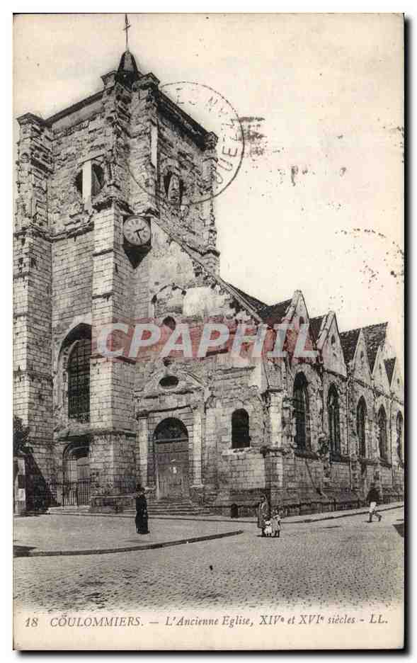 CPA Coulommiers L ancienne eglise