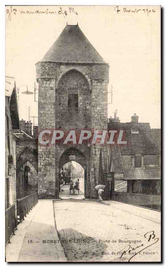 CPA Moret sur Loing Porte de Bourgogne