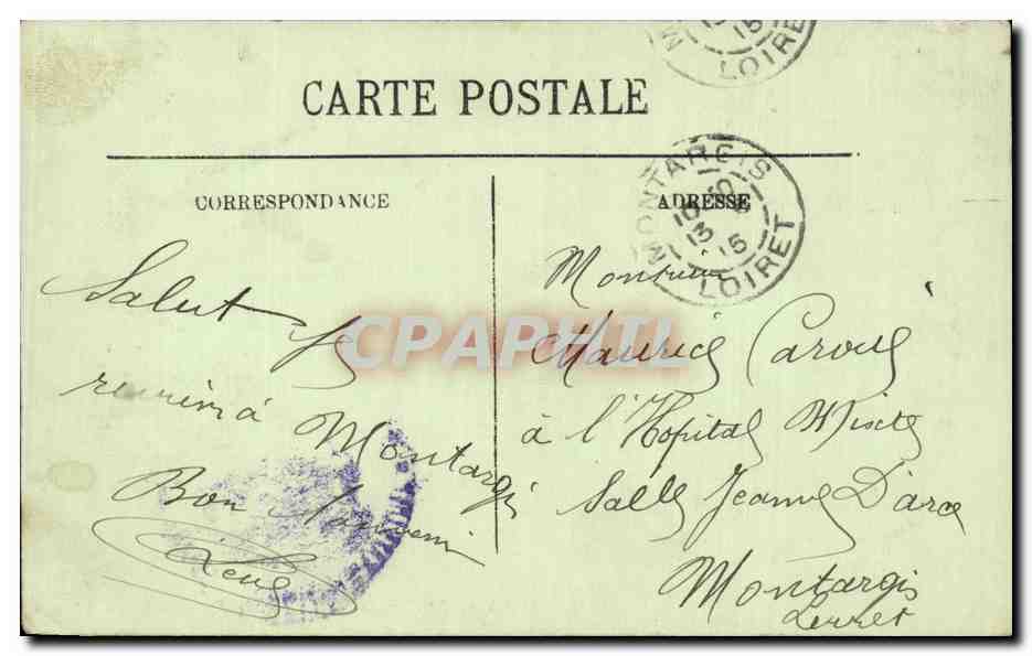 CPA Blois Le chateau La facade Francois 1er — Verso