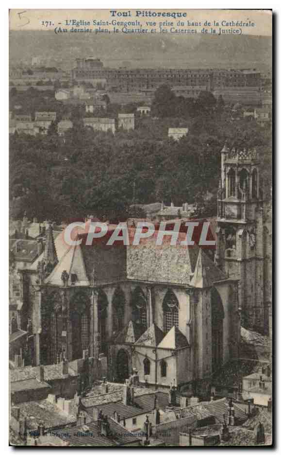 CPA Toul L eglise Saint Gengoult 