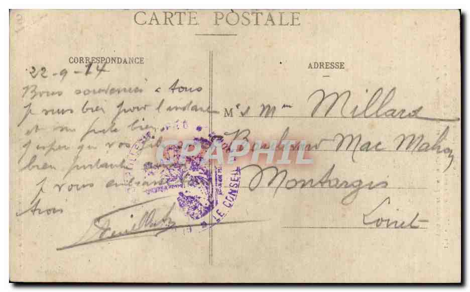 CPA Toul L eglise Saint Gengoult  — Verso