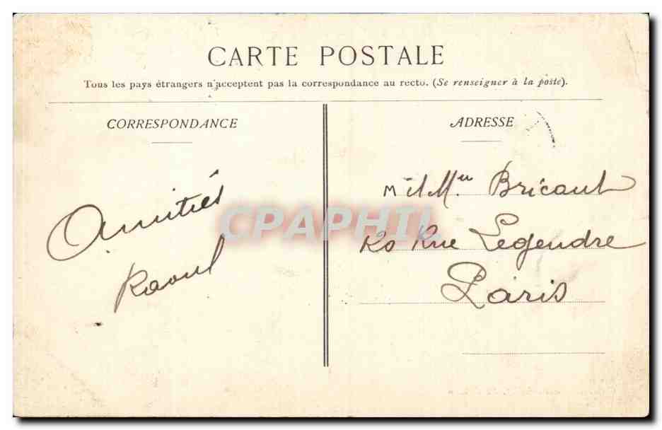 CPA Le Cateau Vue panoramique — Rückseite
