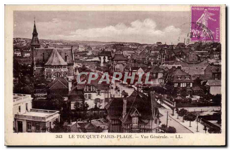 Le Touquet-Paris-Plage — Vue Générale — LL. — n° 343