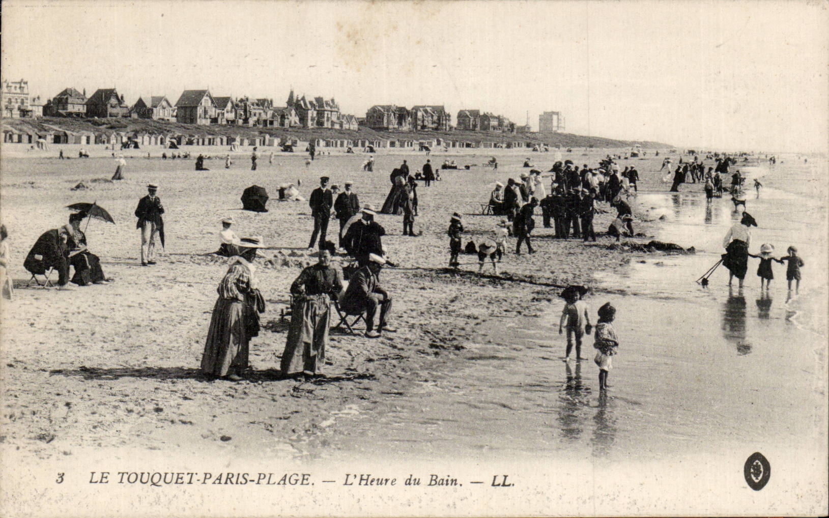 Le Touquet-Paris-Plage — Ansicht des Badestunden — LL.