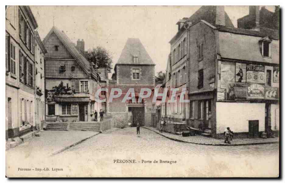 CPA Peronne Porte de Bretagne 