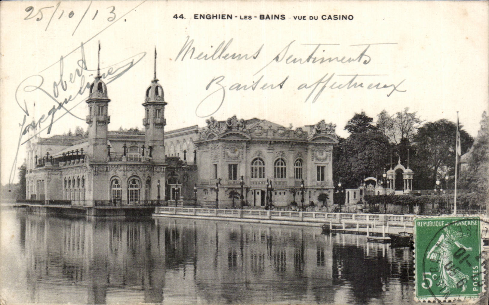 Enghien-les-Bains - Vue du Casino — éditeur inconnu, n° 44