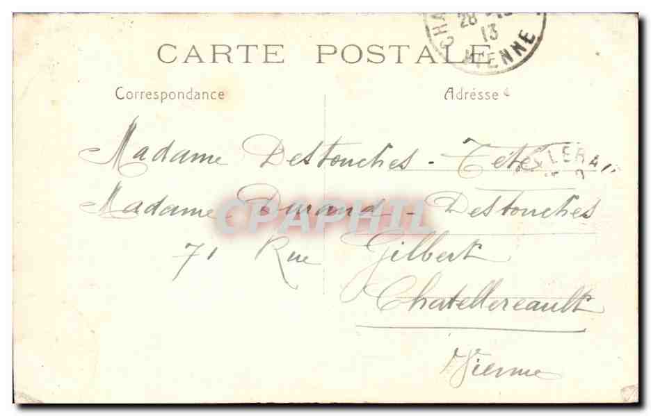 Enghien-les-Bains - Vue du Casino — éditeur inconnu, n° 44 — Back