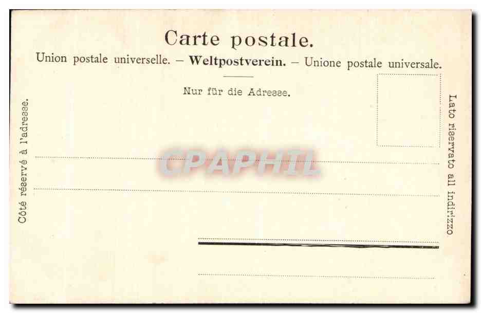 CPA Suisse Champery Pont de Moulins  — Rückseite