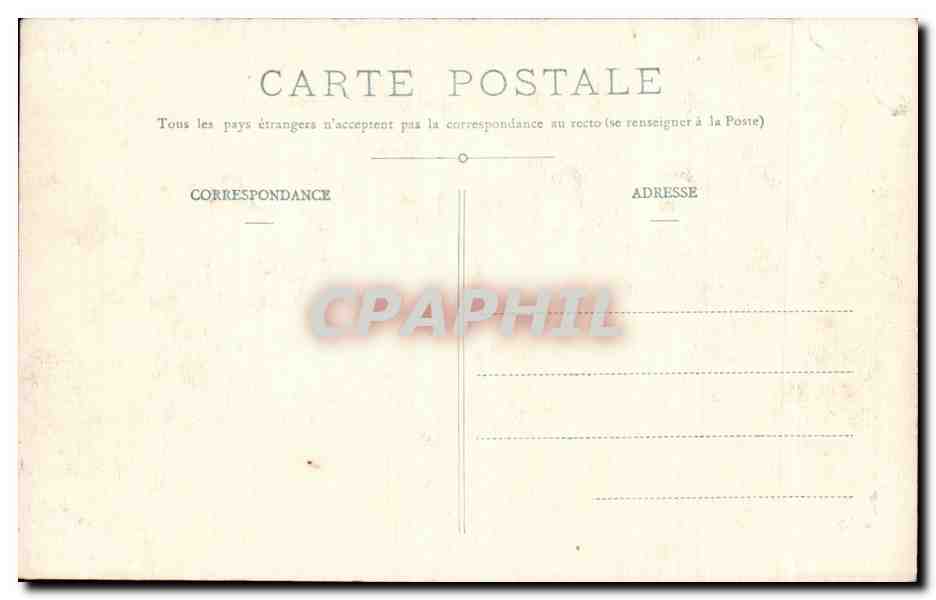 CPA Fouras les Bains Rochers du port Napoleon  — Back