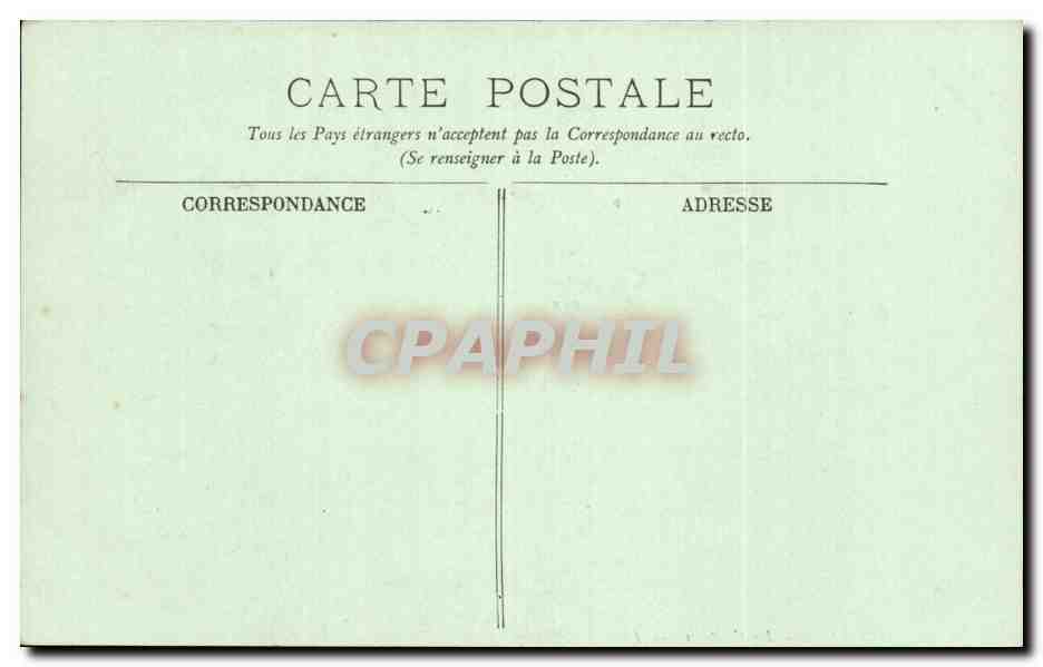 CPA Amboise Le chateau  — Rückseite