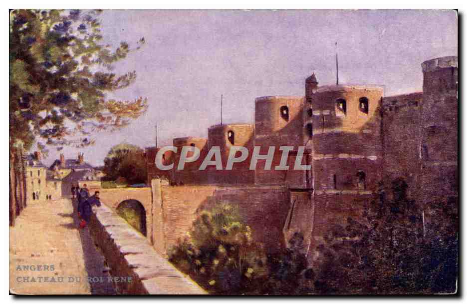 CPA Angers Le chateau du roi Rene