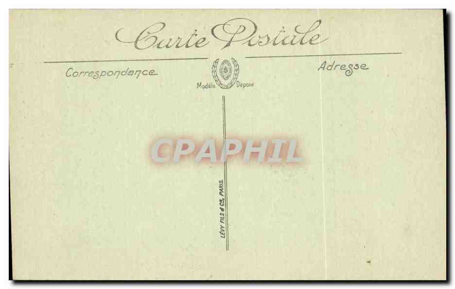 Fougères — Le Château — La Poterne — LL. — N° 46 — Verso
