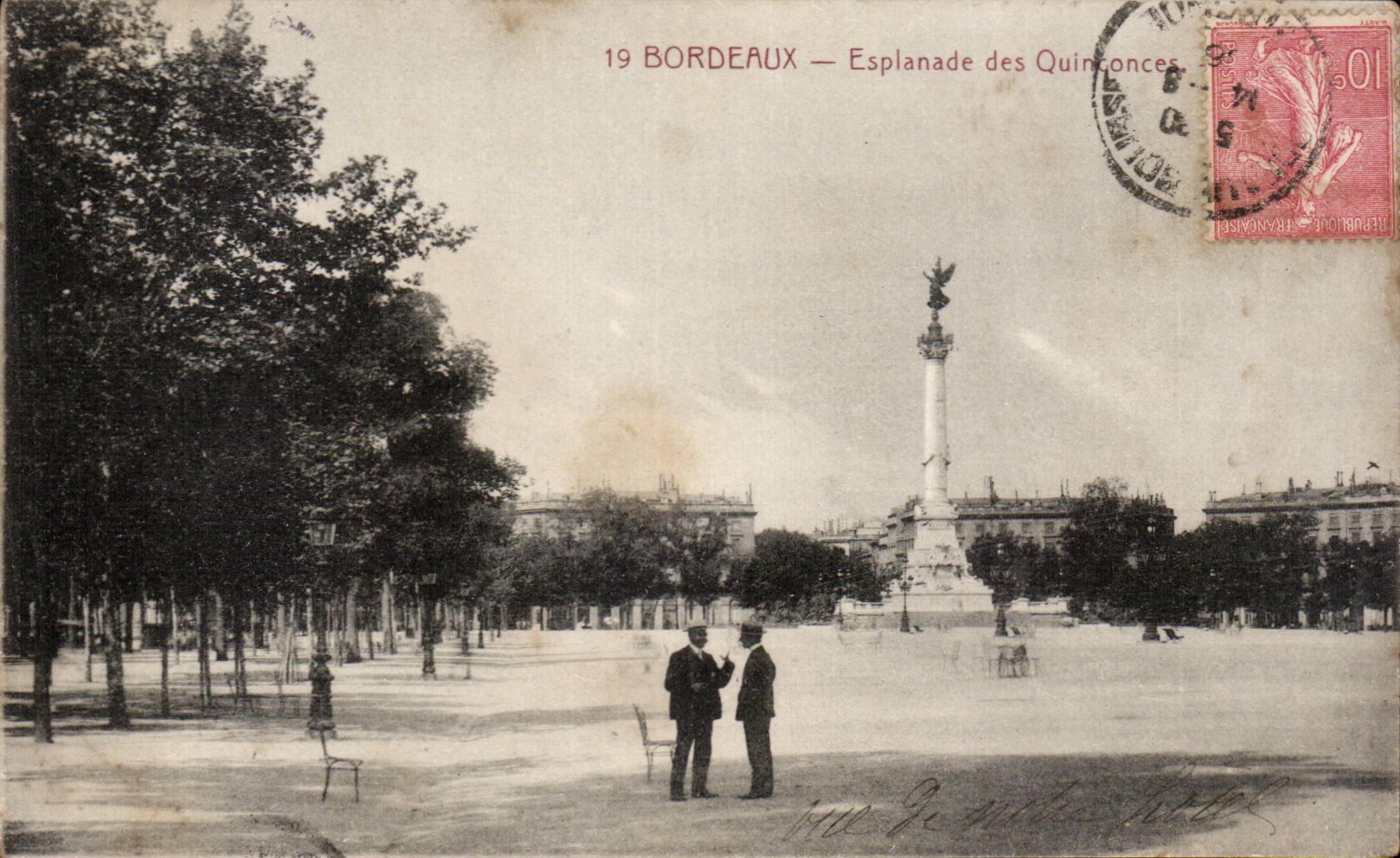 CPA Bordeaux Esplanade des Quinconces