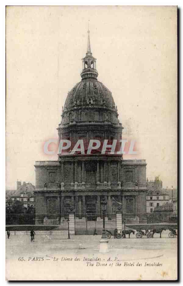 CPA Paris Dome des invalides