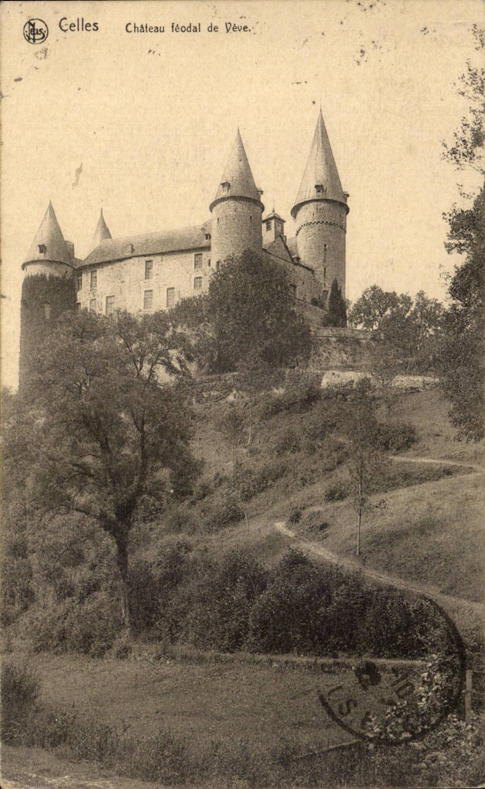 CPA Celles Chateau feodal de Veve
