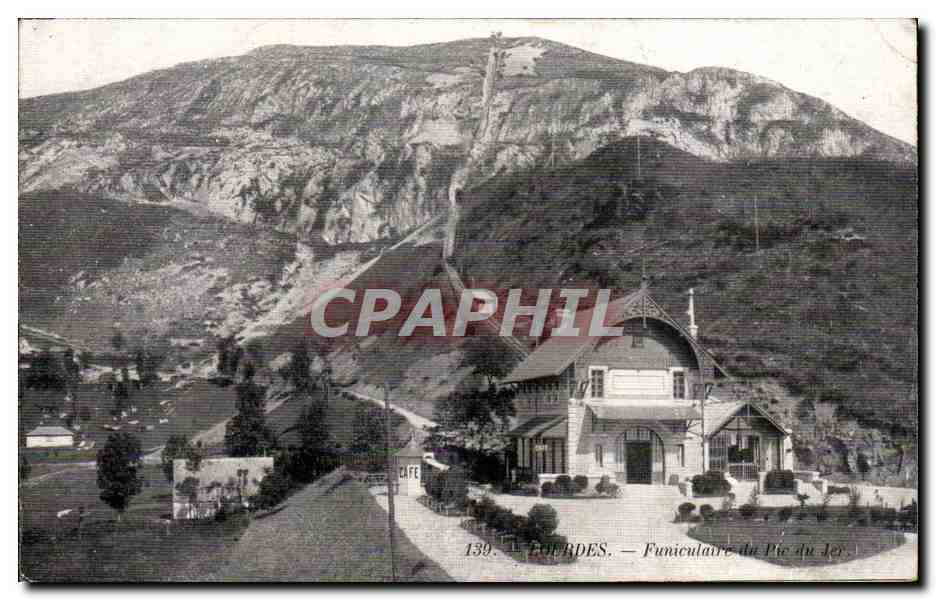 CPA Lourdes Funiculaire du Pic du Jer