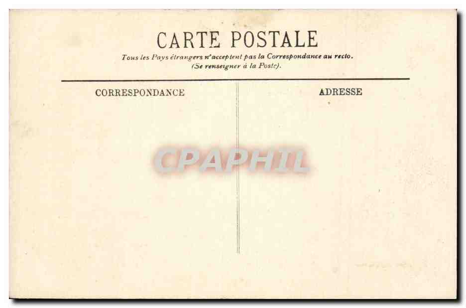 CPA Lourdes La benediction des malades — Verso