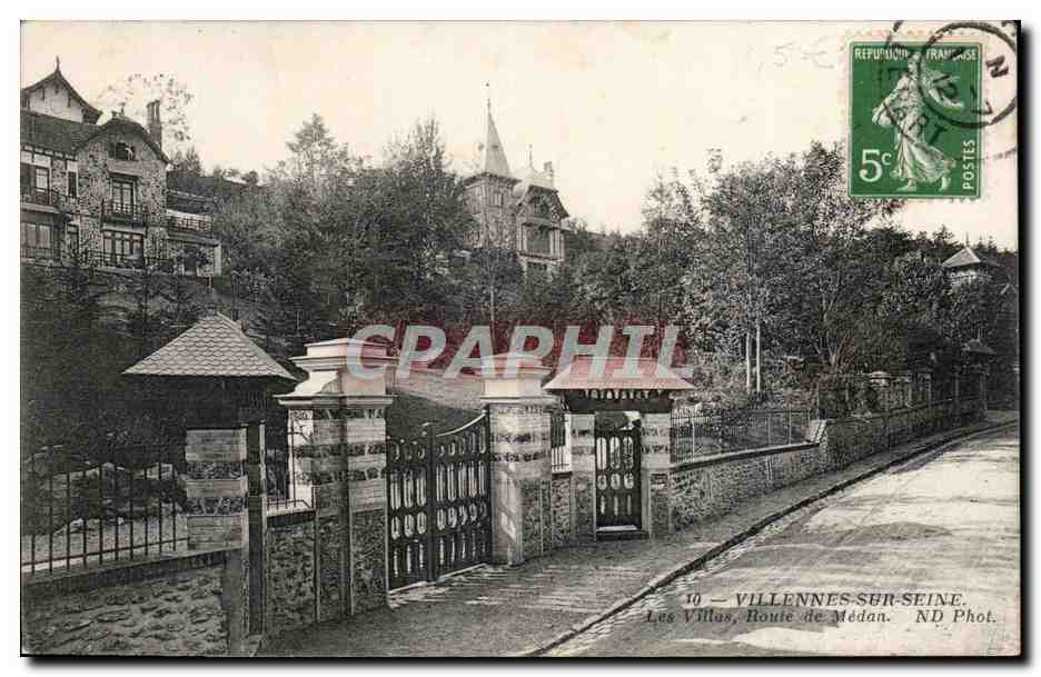 Villennes-sur-Seine — Les Villas, Route de Médan — ND Phot.