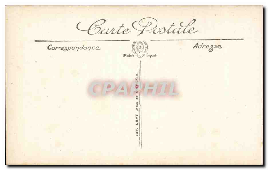 CPA Le Croisic Hotel de l ocean et rochers de Port Lin  — Rückseite