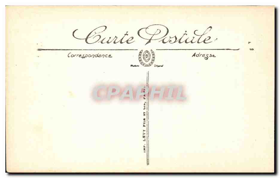 CPA Le Croisic Les rochers et la plage du Port Lin  — Rückseite