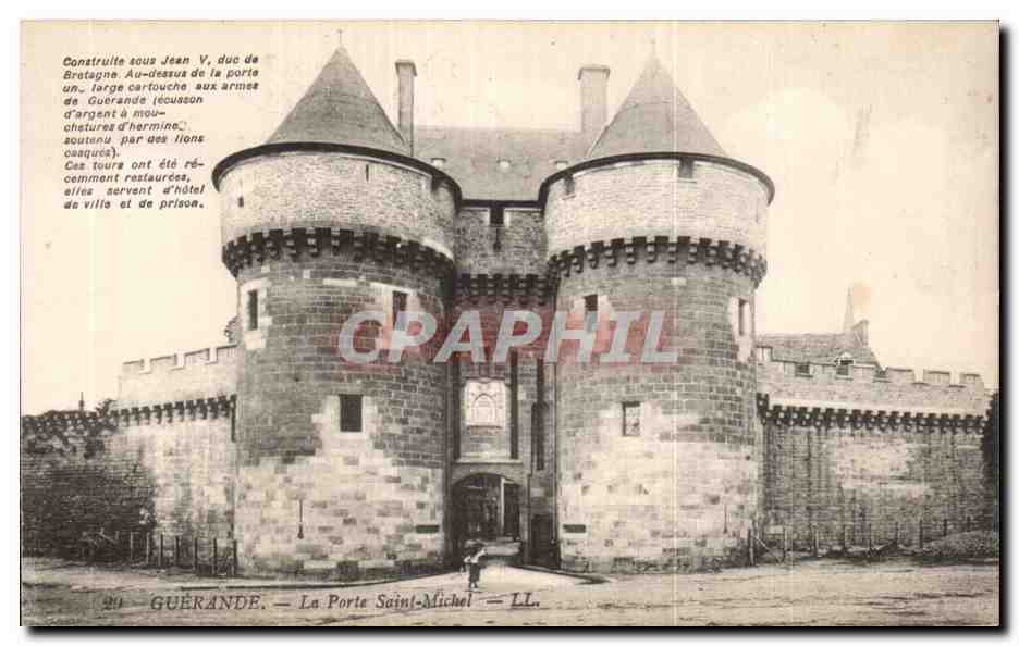 CPA Guerande La porte St Michel