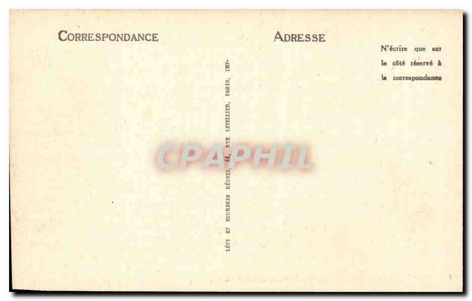 CPA Guerande La porte St Michel — Rückseite