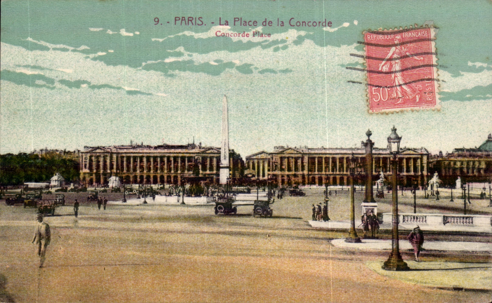 CPA Paris Place de la Concorde