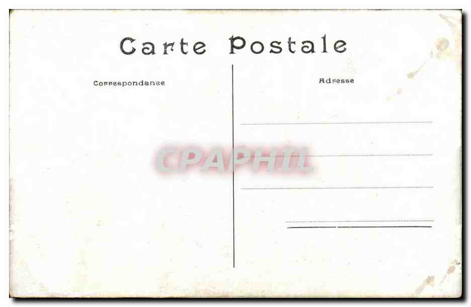 CPA Paris place de la Bastille Colonne de Juillet — Verso